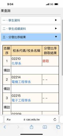 張綵宜 - 利用繁星申請上高師大化學系！