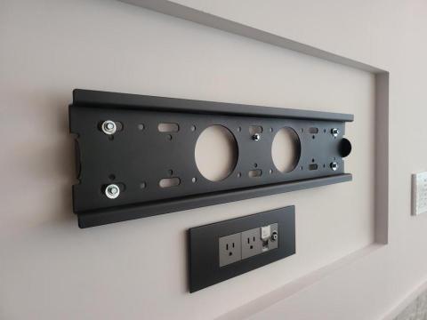 MARS - 32~60吋電視用
固定式壁掛架
EVERSUN AW-460
安裝於內崁木作牆