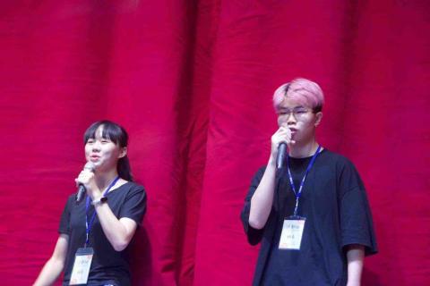 陳昱翰 - 面對全校師生的主持