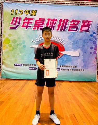 林庭禾 - 連續三年當選少年國手 林庭禾 - 連續三年當選少年國手