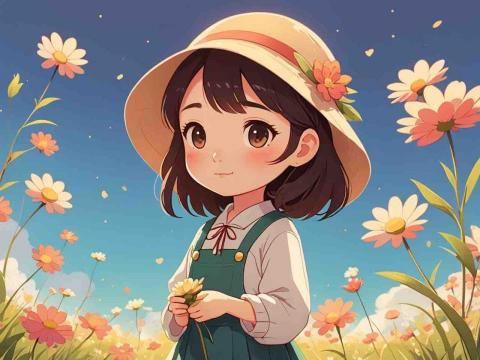 小石頭 - 卡通版女孩