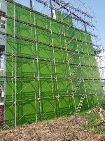 伊流油漆工程行 - 外牆防水隔熱面漆完成