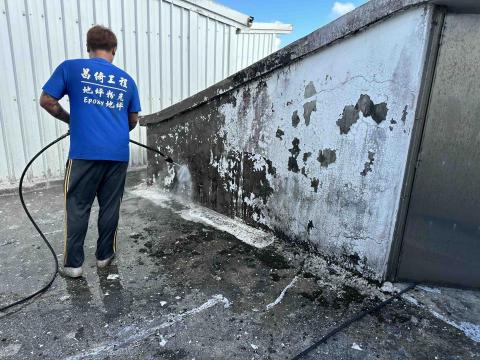 昌綺工程有限公司 - 屋頂-高壓水刀清洗