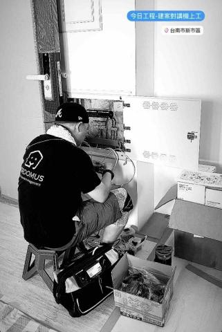 樓宇室內裝修工程 - 弱電箱配置施作