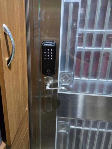 萬銓鎖店 汐止南港內湖24小時開鎖/電子鎖安裝代工 - 加裝輔助型電子鎖