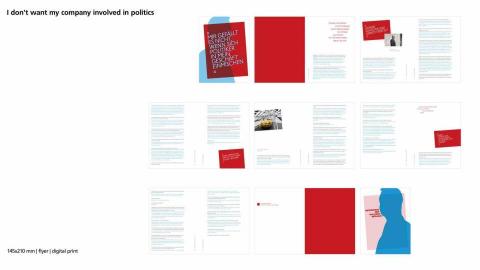 一只猴子 - Project: 《I don't want my company involved in politics》 書籍版式設計。