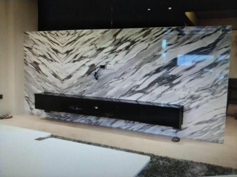 立睿工程 - 大理石電視牆面