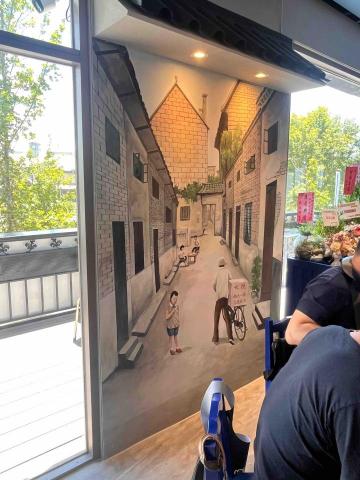 寒藝靈彩有限公司 - 馬路邊邊串串香餐廳新竹店-店內壁畫 寒藝靈彩有限公司 - 馬路邊邊串串香餐廳新竹店-店內壁畫