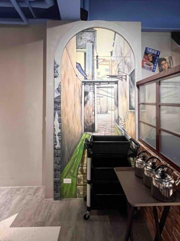 寒藝靈彩有限公司 - 馬路邊邊串串香餐廳新竹店-店內壁畫 寒藝靈彩有限公司 - 馬路邊邊串串香餐廳新竹店-店內壁畫