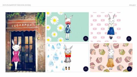 一只猴子 - 服裝品牌插畫