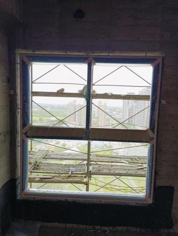 鋁窗安裝 - 施工照