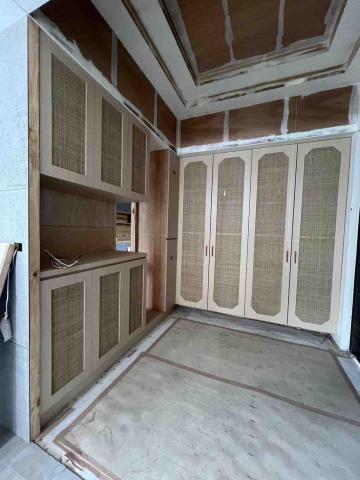 宸格工藝社 - 玄關櫃
門片採用竹編織網施工