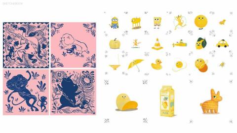 一只猴子 - 插畫作品