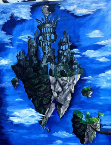 粘惟媗 兒童美術、成人興趣培養教學 - 《不如既往》/壓克力