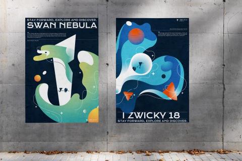 蔡文皓 - 往前咖啡
主視覺應用識別系統設計

以「探索宇宙」為核心概念出發，透過NASA提供的網站可以找到哈伯望遠鏡在對應的節日裡新發現的宇宙星宿與景觀，我們將之視覺化並濃縮在咖啡包裝中。透過包裝民眾可以一邊品嘗咖啡一邊與往前咖啡共同探索未知的宇宙奇觀，讓咖啡不再是咖啡，而是一段味覺與視覺並存的奇幻旅程與佳節饗宴！