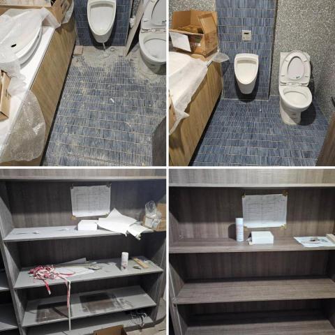 黑潔客專業清潔 - 裝潢後清潔前後照