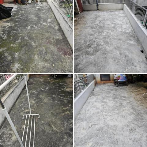 黑潔客專業清潔 - 水刀清潔前後照