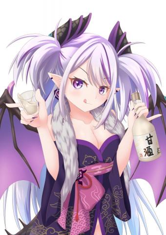 比奈蓮 - 插畫作品：Vtuber蕾蒂西亞-正月造型