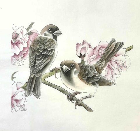 Lili&rsquo;s 繪畫教學 - 工筆花鳥