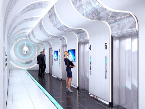 柴克室內裝修設計工作室 - 科技大樓梯廳設計