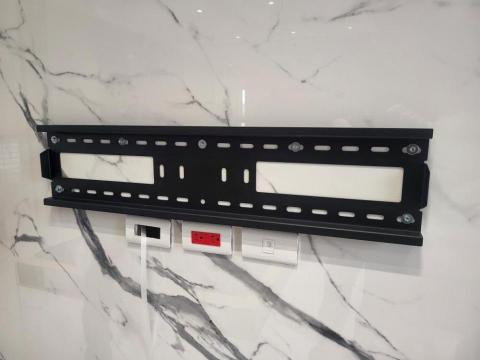 MARS - 70~100吋電視用
固定式壁掛架
EVERSUN AW-05
安裝於大板磚牆