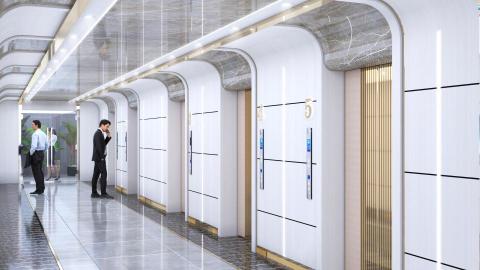 柴克室內裝修設計工作室 - 商業大樓梯廳設計