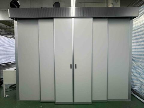 侑竤企業社 - 庫板門➕連動式手拉門