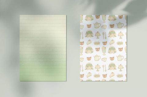 陳怡文 - 明信片設計ˍAfternoon Tea Time