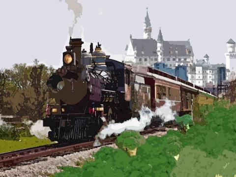 物之手作 - Photoshop / 影像處理 / 相機火車