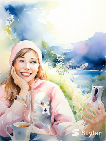 AI生圖 - 照片轉水彩畫