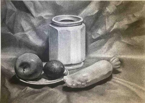 呂韋緗 - 素描靜物 /四開