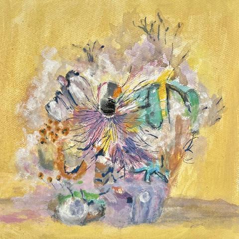 Zoey - 異星/Acrylic, Oil Pastel