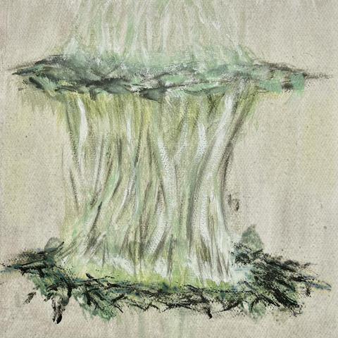 Zoey - 豐盛 / Acrylic, Oil Pastel