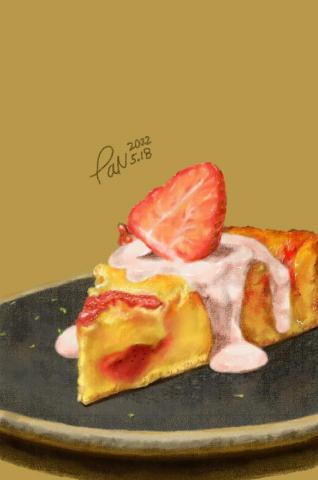 小范 - 電腦繪圖-甜點