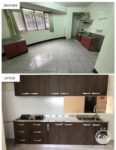 昕玥空間規劃工作室 - 老屋廚房翻新