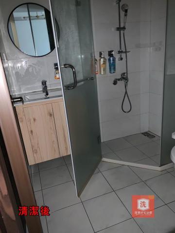 洗樂居家清潔（同臉書粉絲專頁名稱） - 乾溼分離衛浴發霉/黃垢/水垢處理後。