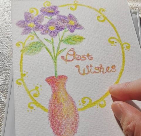 艾瑞絲創意行銷工作室 - 手繪卡片設計-美好祝福