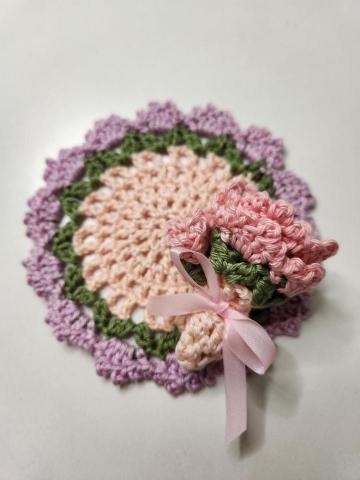 珍珍日上 - 康乃馨杯墊