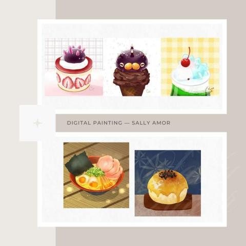 茉陽設計 - 電繪-食物