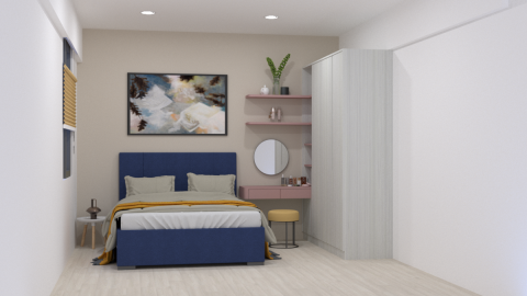 炤京室內裝修設計 - 北歐風-主臥室 炤京室內裝修設計 - 北歐風-主臥室