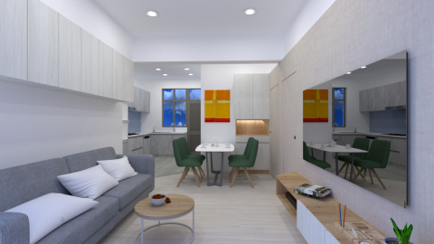 炤京室內裝修設計 - 北歐風-客廳 炤京室內裝修設計 - 北歐風-客廳