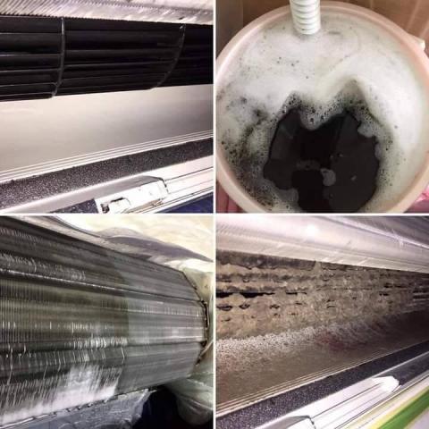 田侑水電冷氣家電 - 冷氣保養壁掛