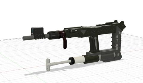 創光工作室 - 客戶JSPB槍外殼設計及打印