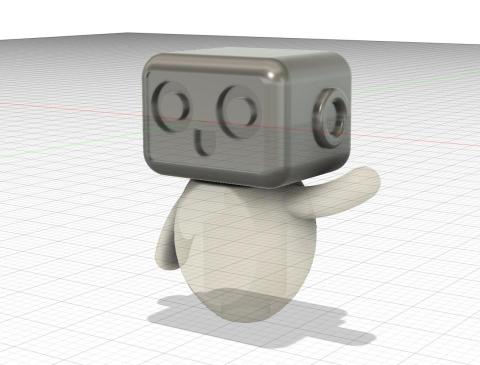 創光工作室 - 客戶公司吉祥物2D轉3D建模