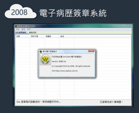 Alex Hung - 政府專案－電子病歷簽章系統開發