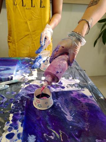 KattleyaStudio - 流動畫星雲（滑杯技法）