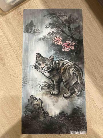 郭芳佑 - 水墨 貓