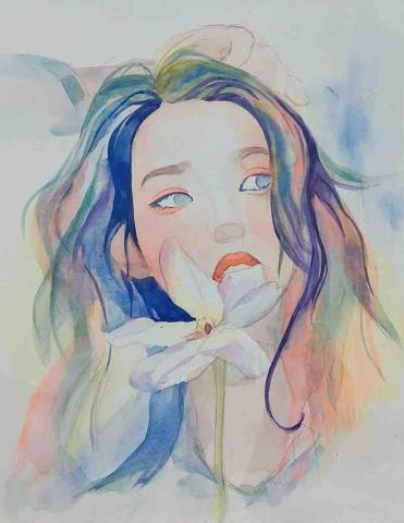 郭芳佑 - 水彩人物