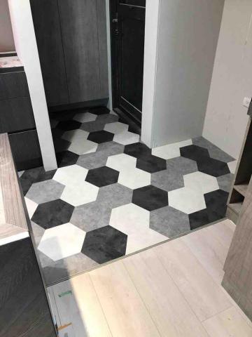 新妍窗簾家飾 - 六角塑膠地磚