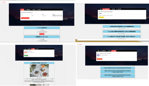 蔡明憲 - 旅遊搜尋系統
功能:
可在網頁前端輸入旅遊相關的關鍵字，便能得到其相關的新聞、心得、旅遊書、地點和機票。
技術:
先用爬蟲程式爬下機票、旅遊新聞、旅遊心得和旅遊書
再用Elasticseach做文章索引和MongoDB做Aggregation
接著用Echo後端框架，接收搜尋的關鍵字，用於文章內文和圖片的替換和排版，並且以JSON格式回傳給前端
